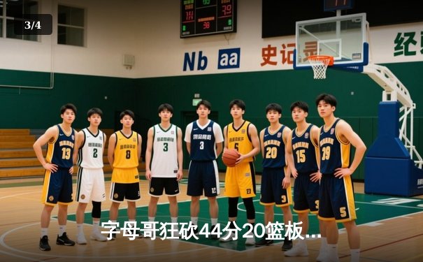 字母哥狂砍44分20篮板率雄鹿加时险胜76人，恩比德空砍39分 - 3